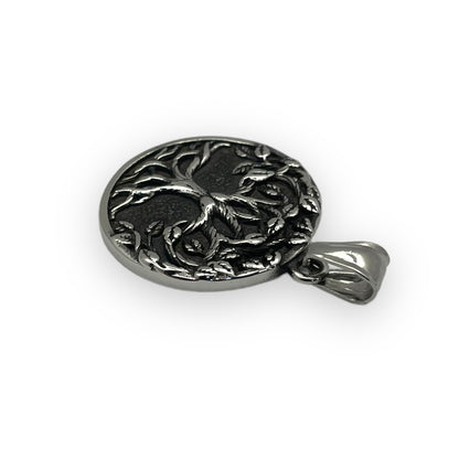 Tree of Life Pendant in Surgical Stainless Steel