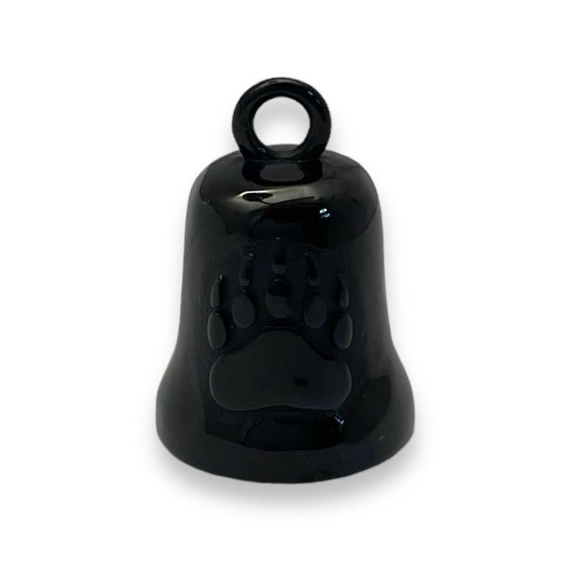 Black Bear Guardian Bell in Stainless Steel