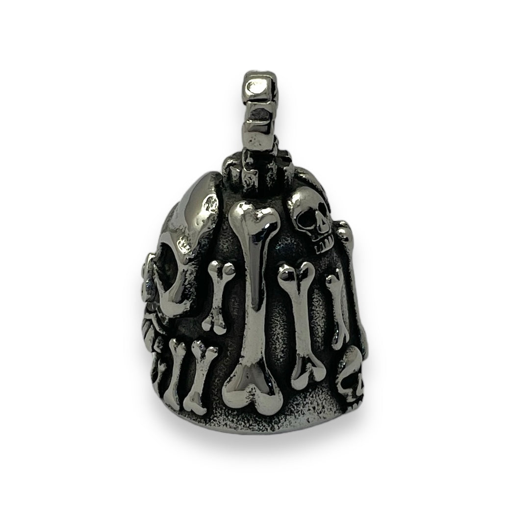 Catacomb Motorcycle Bell in Stainless Steel