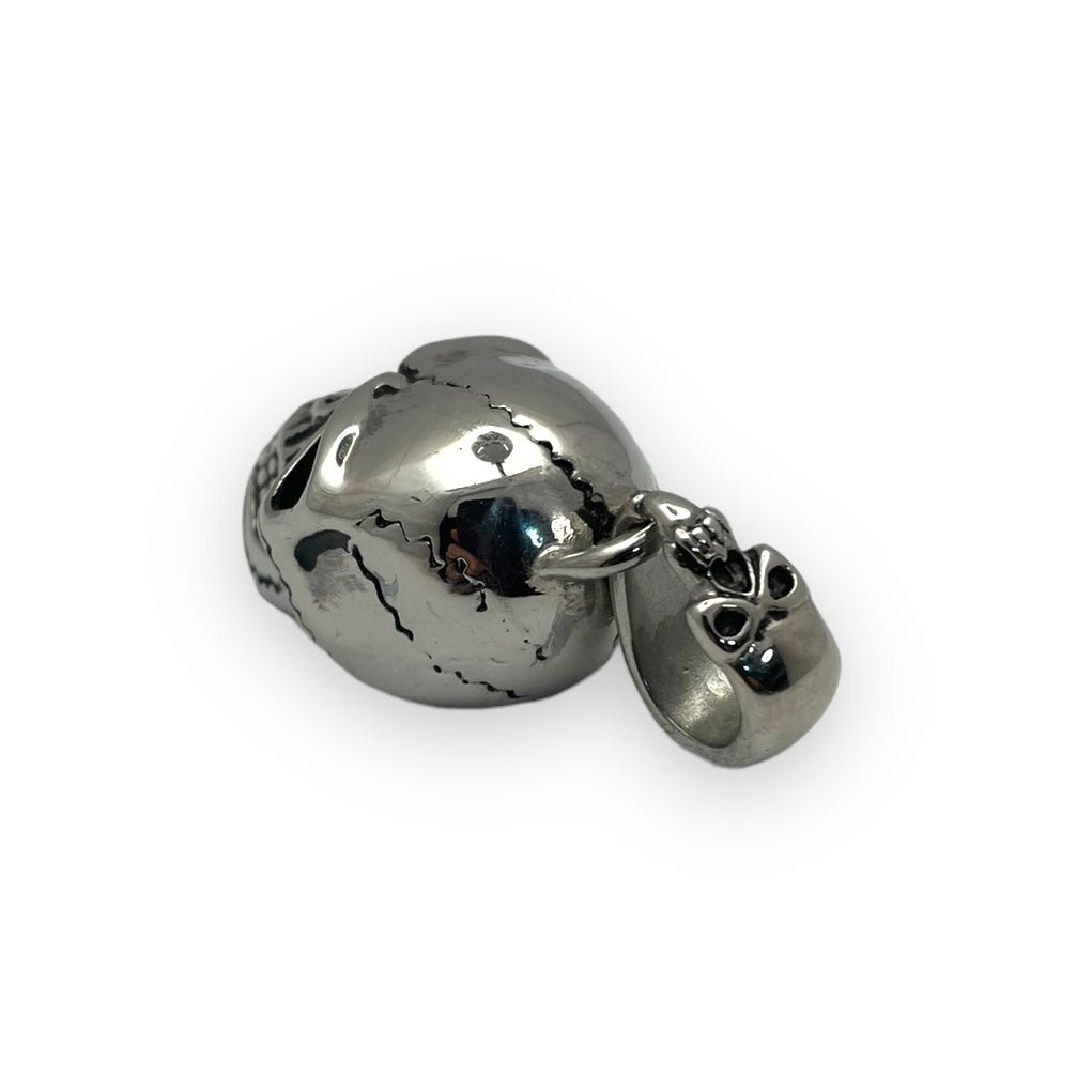Skull Pendant in Surgical Stainless Steel