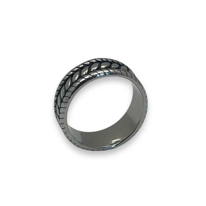 Rope Ring in Stainless Steel