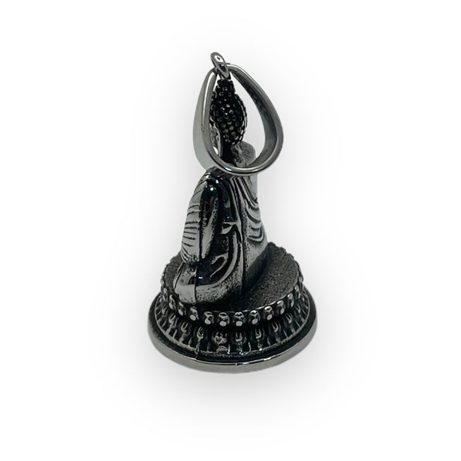 Gautam Buddha Pendant in Surgical Stainless Steel