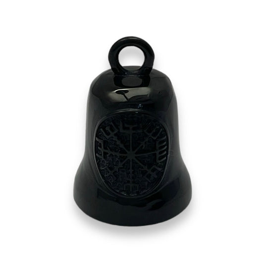 Sverta Vegvísir Motorcycle Bell in Stainless Steel