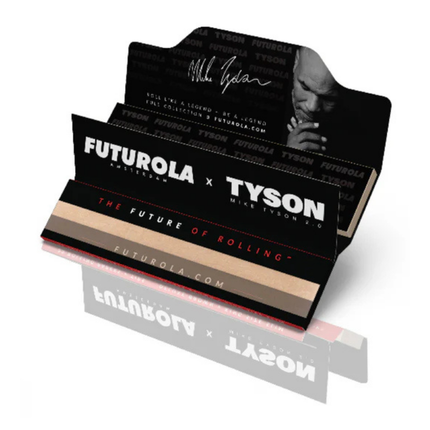 Futurola X Tyson King Size Rolling Papers with Filters