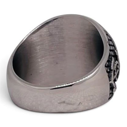 Galdrastafur Ring in Stainless Steel from Big Dog Steel