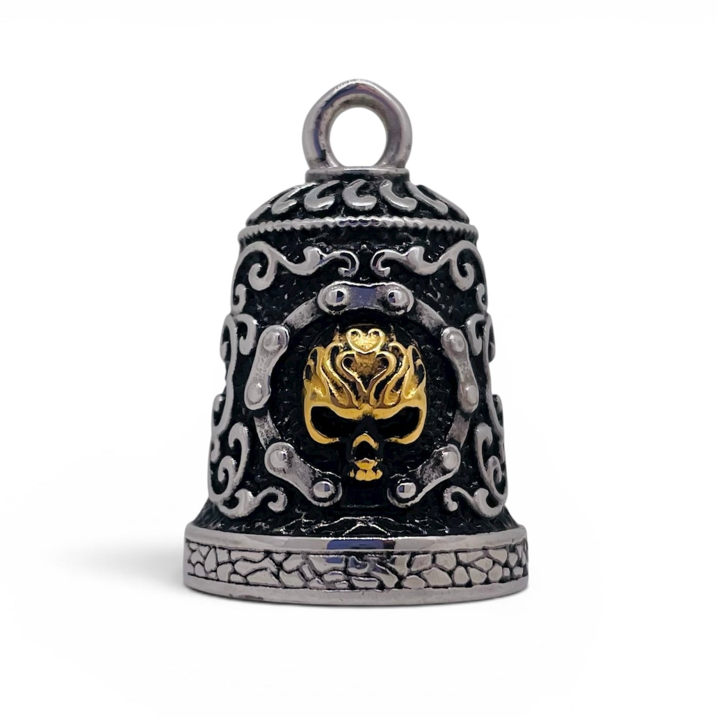 Gremlin Biker Bell Grave Digger’s Gold Gremlin Guardian Bell in Stainless Steel