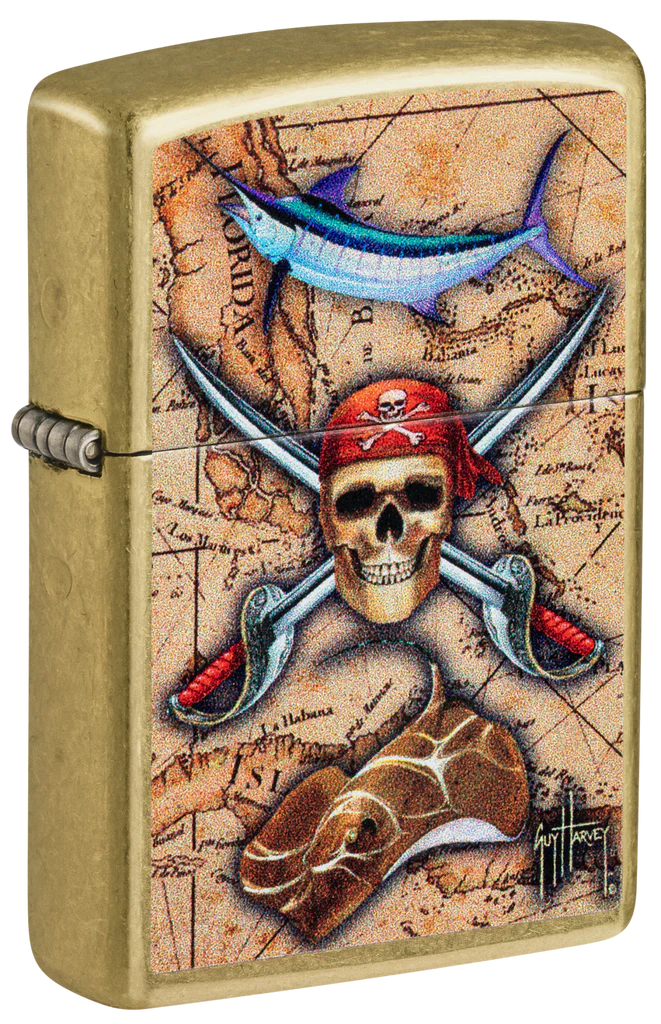 Guy Harvey Pirate Zippo