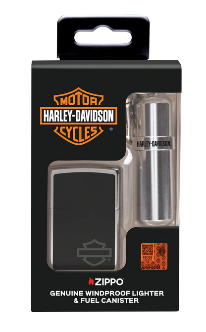 Harley-Davidson Zippo and Zippo Fuel Canister Set