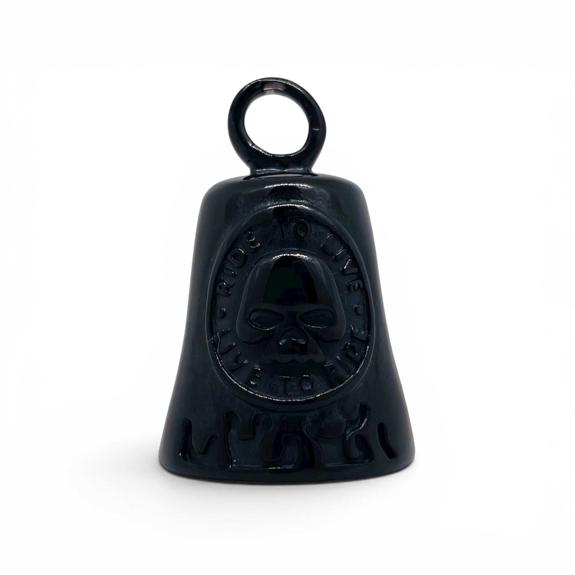 Harley Davidson ell Willie G Skull Ride Free Live Free Gremlin Guardian Biker Bell in Stainless Steel