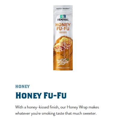 Hempire Honey Fu-Fu Hemp Wraps