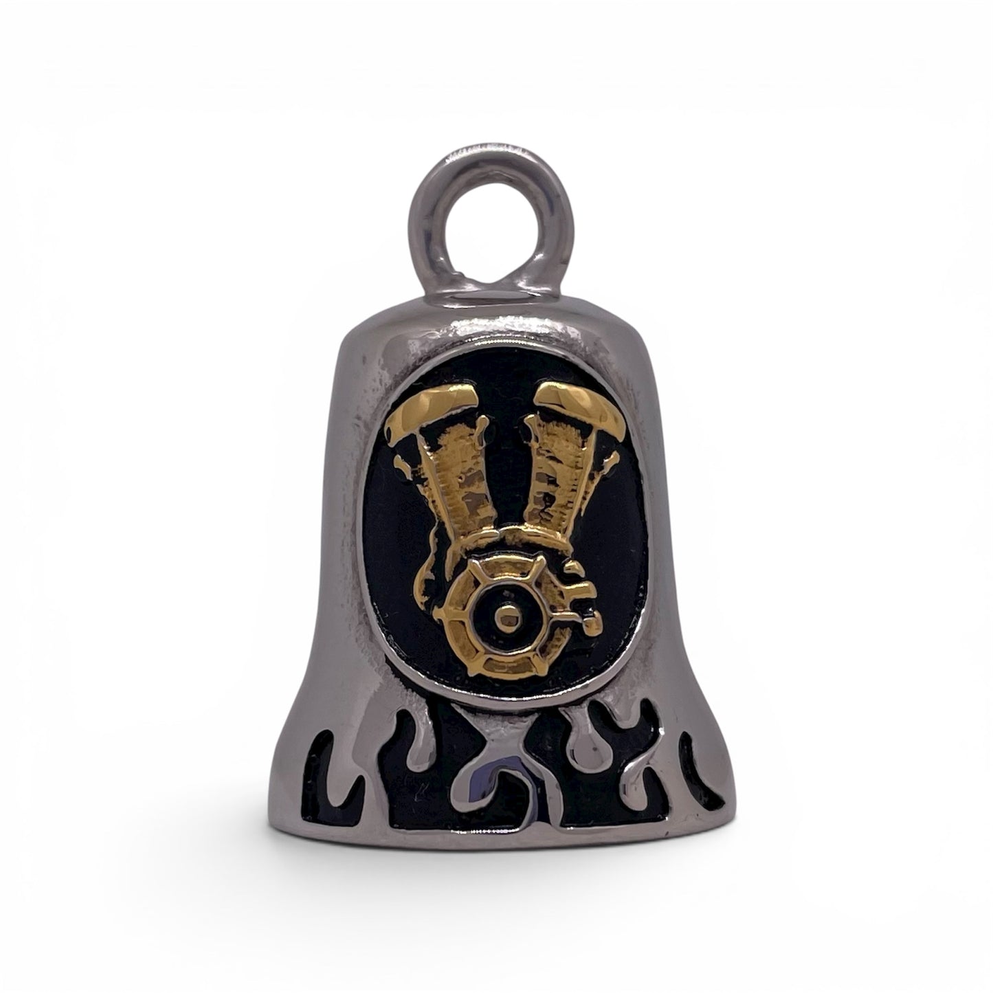Au V-Twin Guardian Bell in Stainless Steel