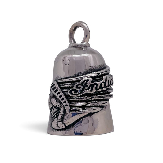 Indian Spirit Gremlin Guardian Biker Bell in Stainless Steel