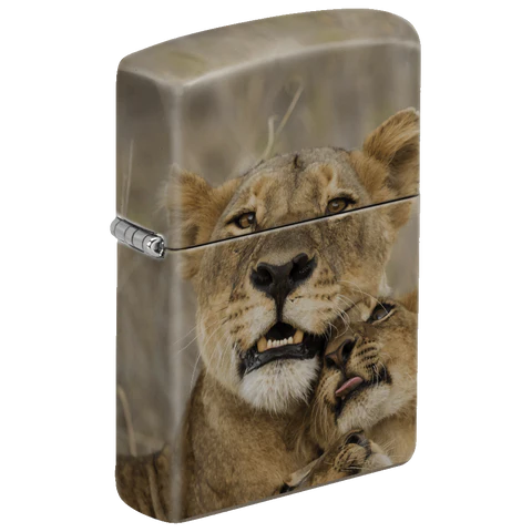 Matte Lionness and Cub Zippo