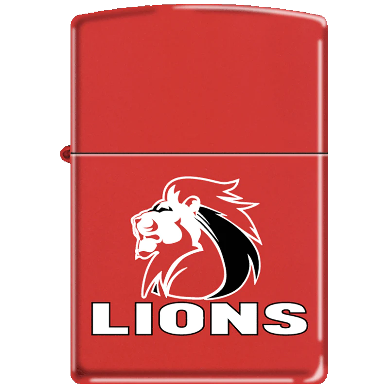 Lions Rugby Zippo