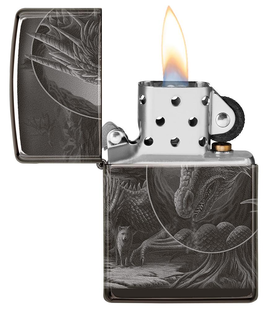 Lisa Parker Dragon, Unicorn, and Dire Wolf Zippo