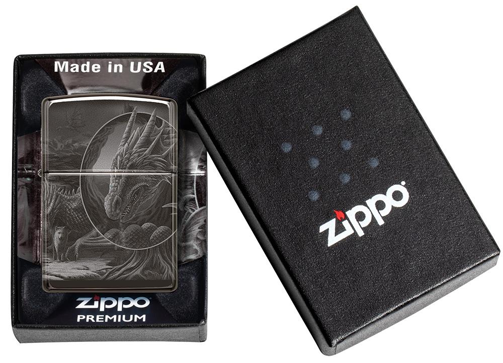 Lisa Parker Dragon, Unicorn, and Dire Wolf Zippo