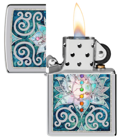 Lotus Flower Zippo