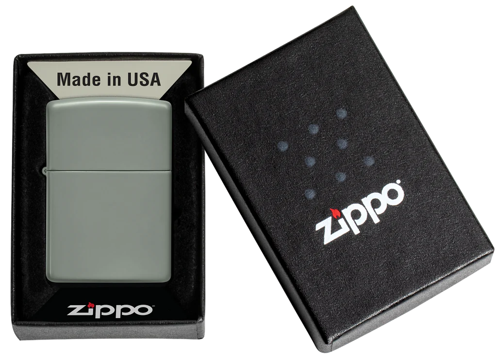 Matte Sage Green Zippo