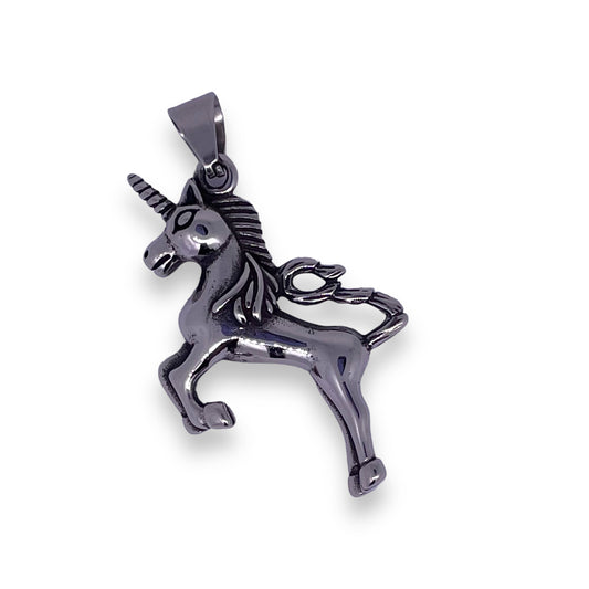 Mythical Unicorn Pendant in Surgical Stainless Steel