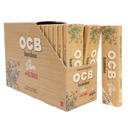 OCB Bamboo Slim Rolling Papers with Filters