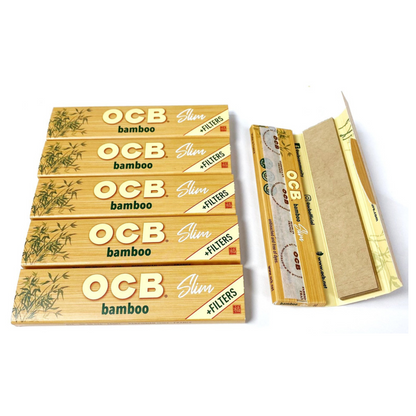 OCB Bamboo Slim Rolling Papers with Filters