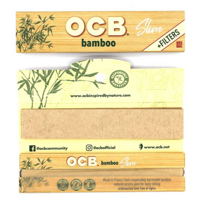 OCB Bamboo Slim Rolling Papers with Filters