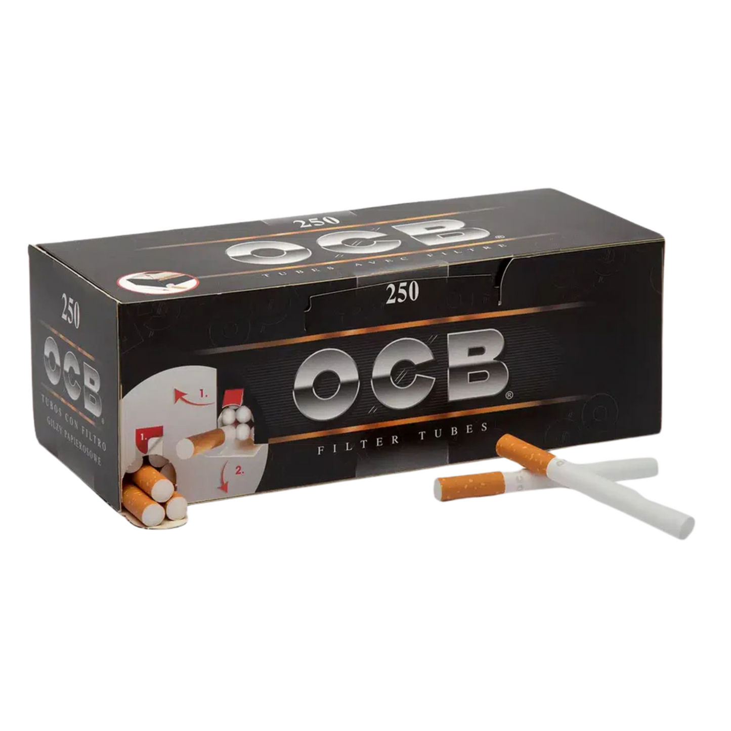 OCB Black Paper Tubes with Filter