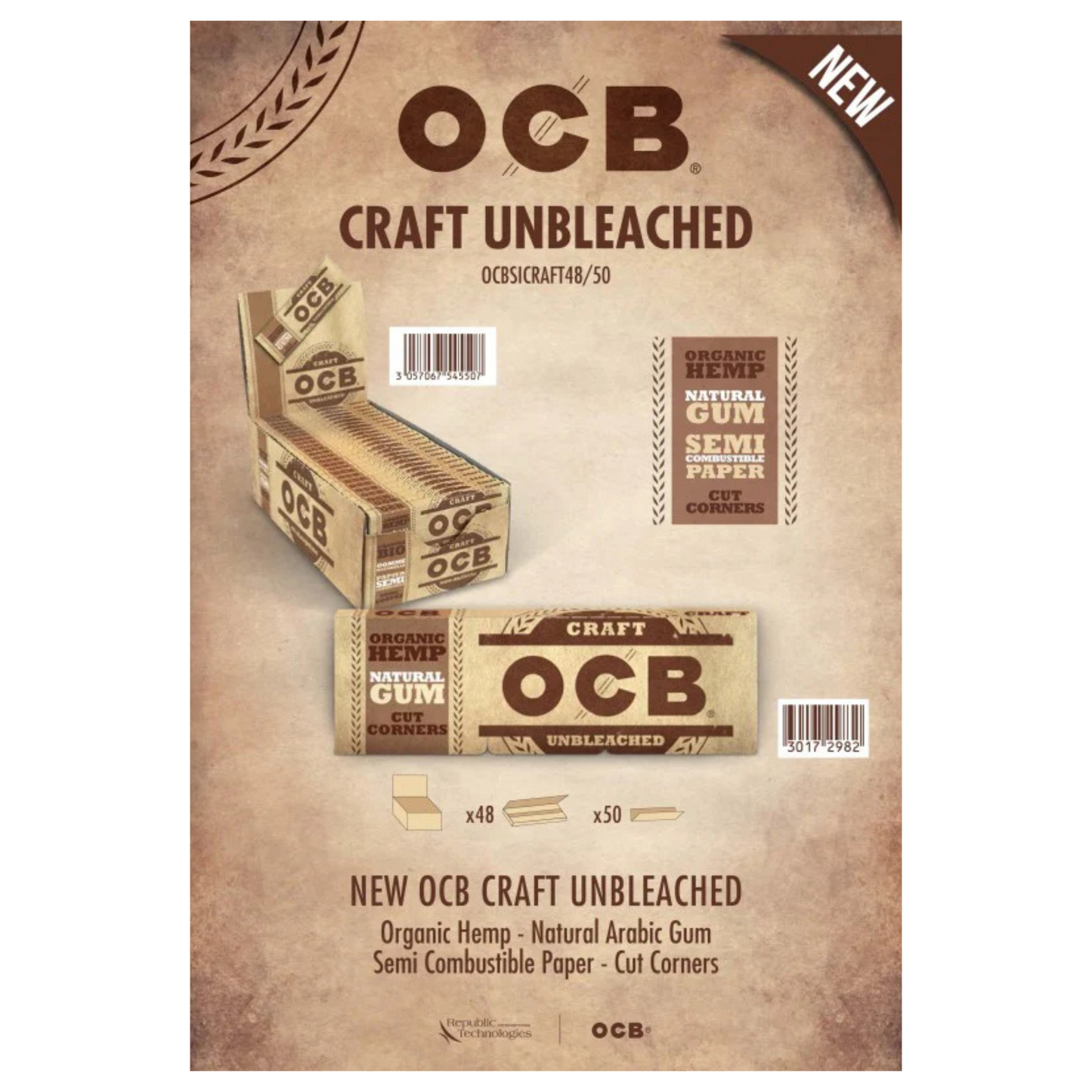 OCB Craft Rolling Papers