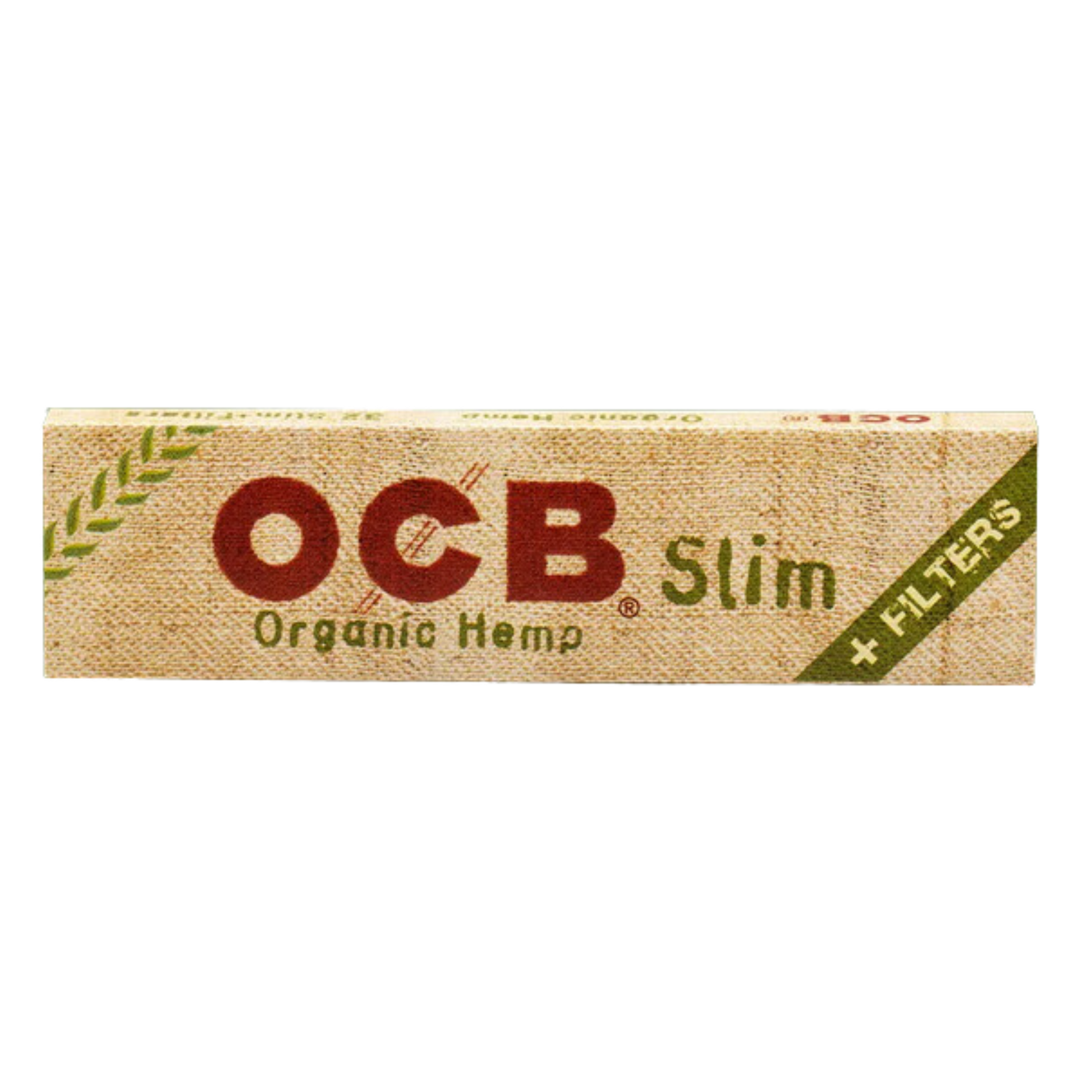 OCB Organic Hemp Slim Rolling Papers with Filters