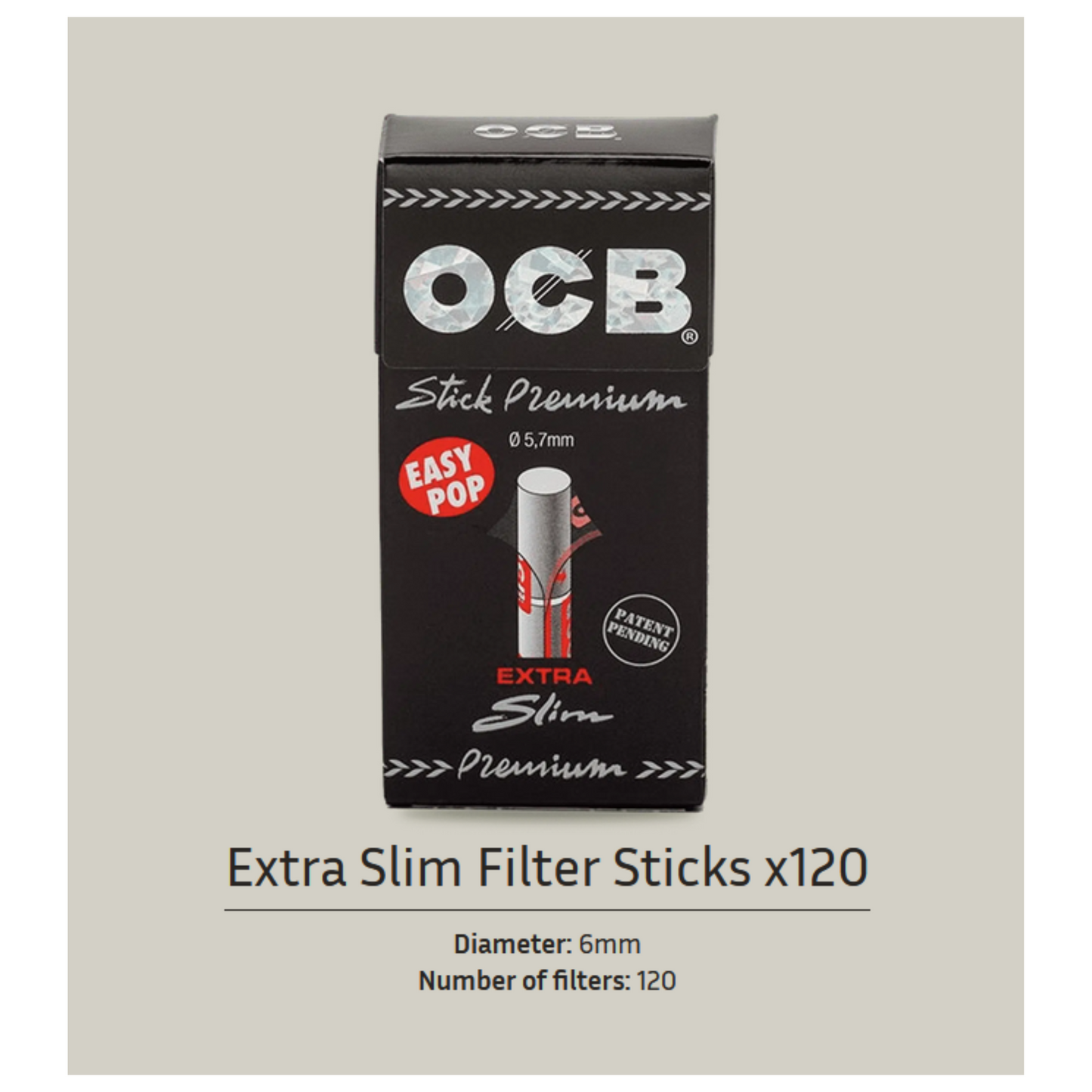 OCB Premium Extra Slim Filter Sticks