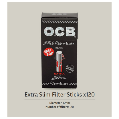 OCB Premium Extra Slim Filter Sticks