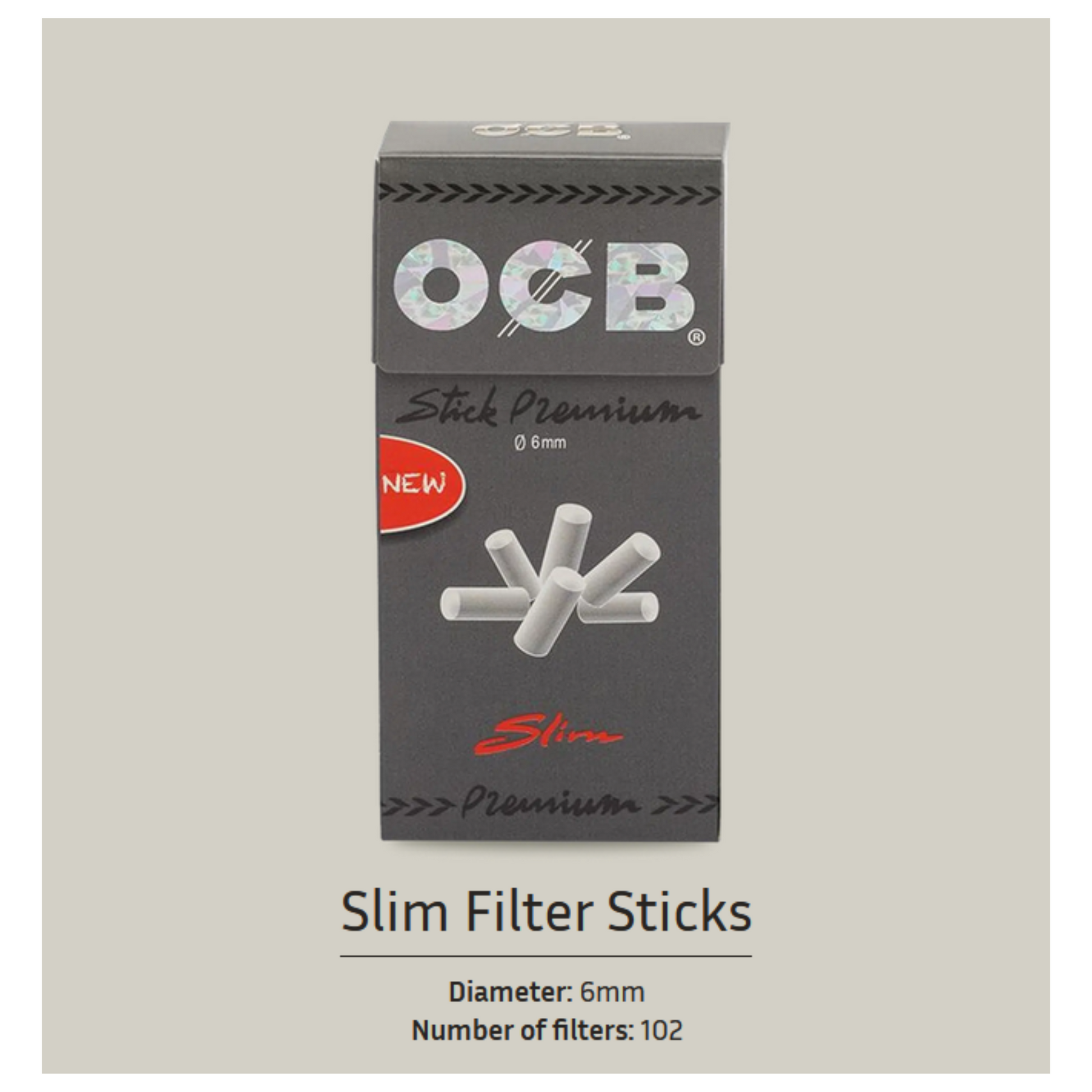 OCB Premium Slim Filter Sticks