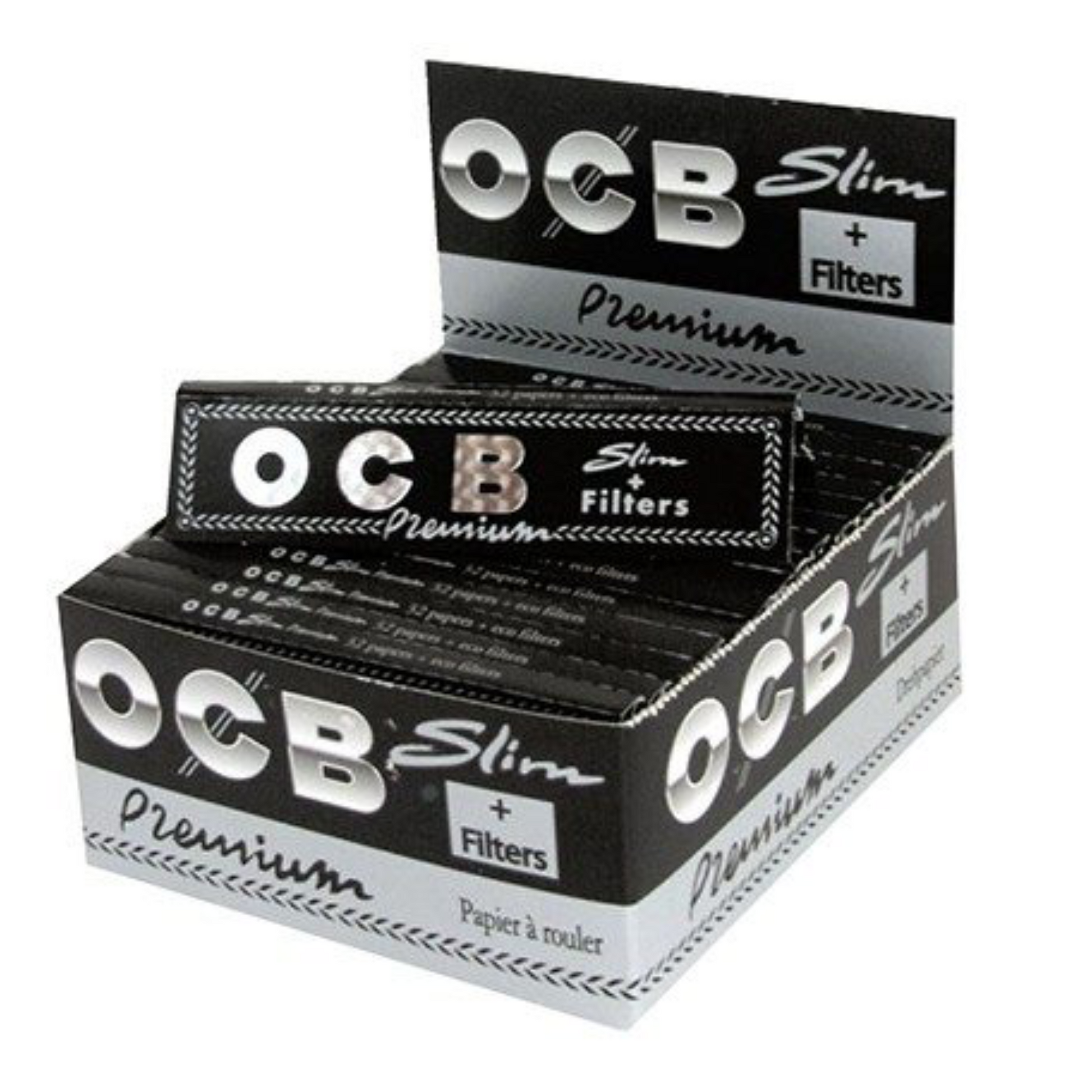 OCB Premium Slim Rolling Papers with Filters