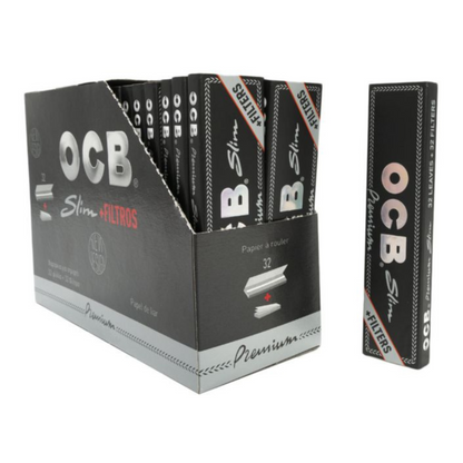 OCB Premium Slim Rolling Papers with Filters