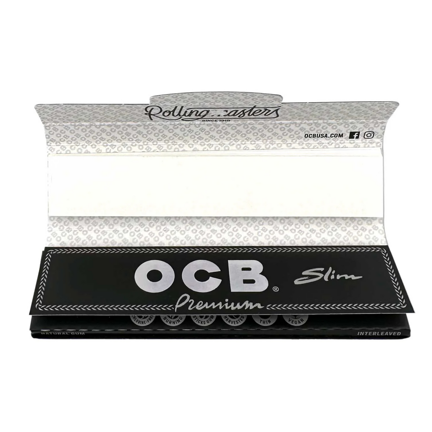 OCB Premium Slim Rolling Papers with Filters