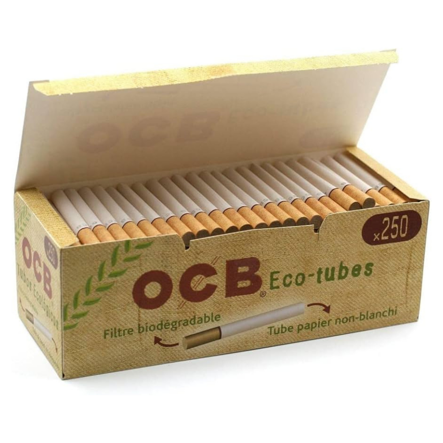 OCB Unbleached Biodegradable Filter Eco Tubes Paper Tubes
