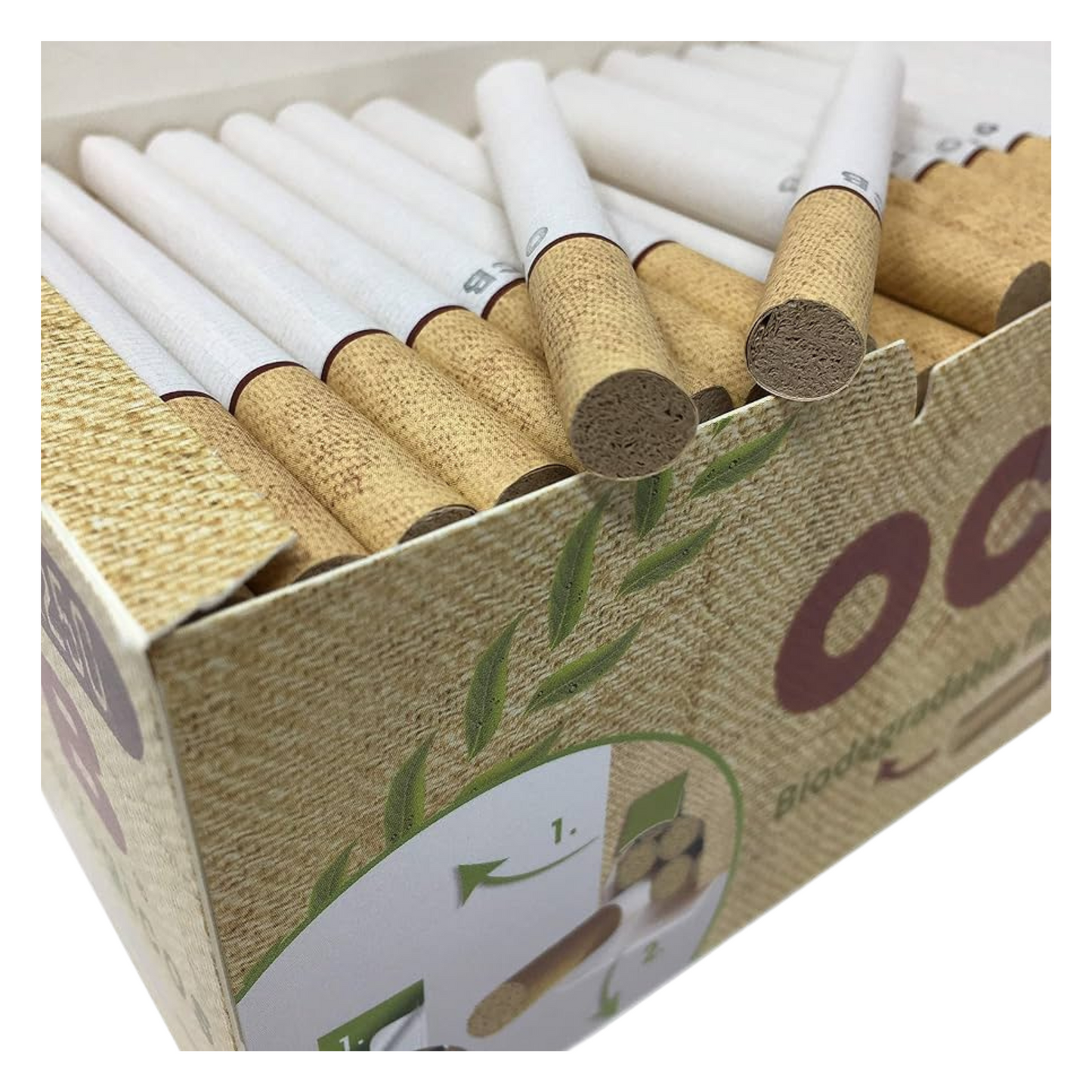 OCB Unbleached Biodegradable Filter Eco Tubes Paper Tubes