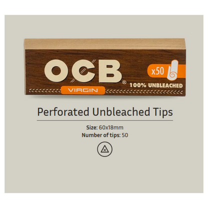 OCB Unbleached Filter Tips