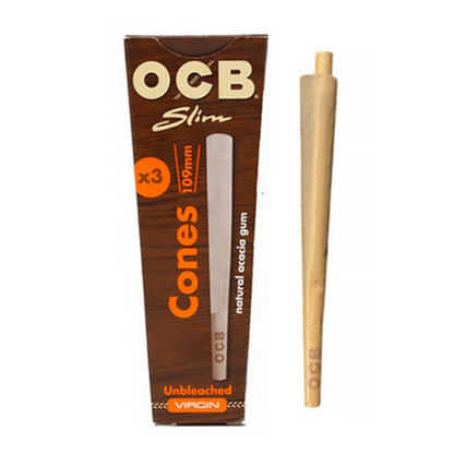 OCB Unbleached Slim Cones