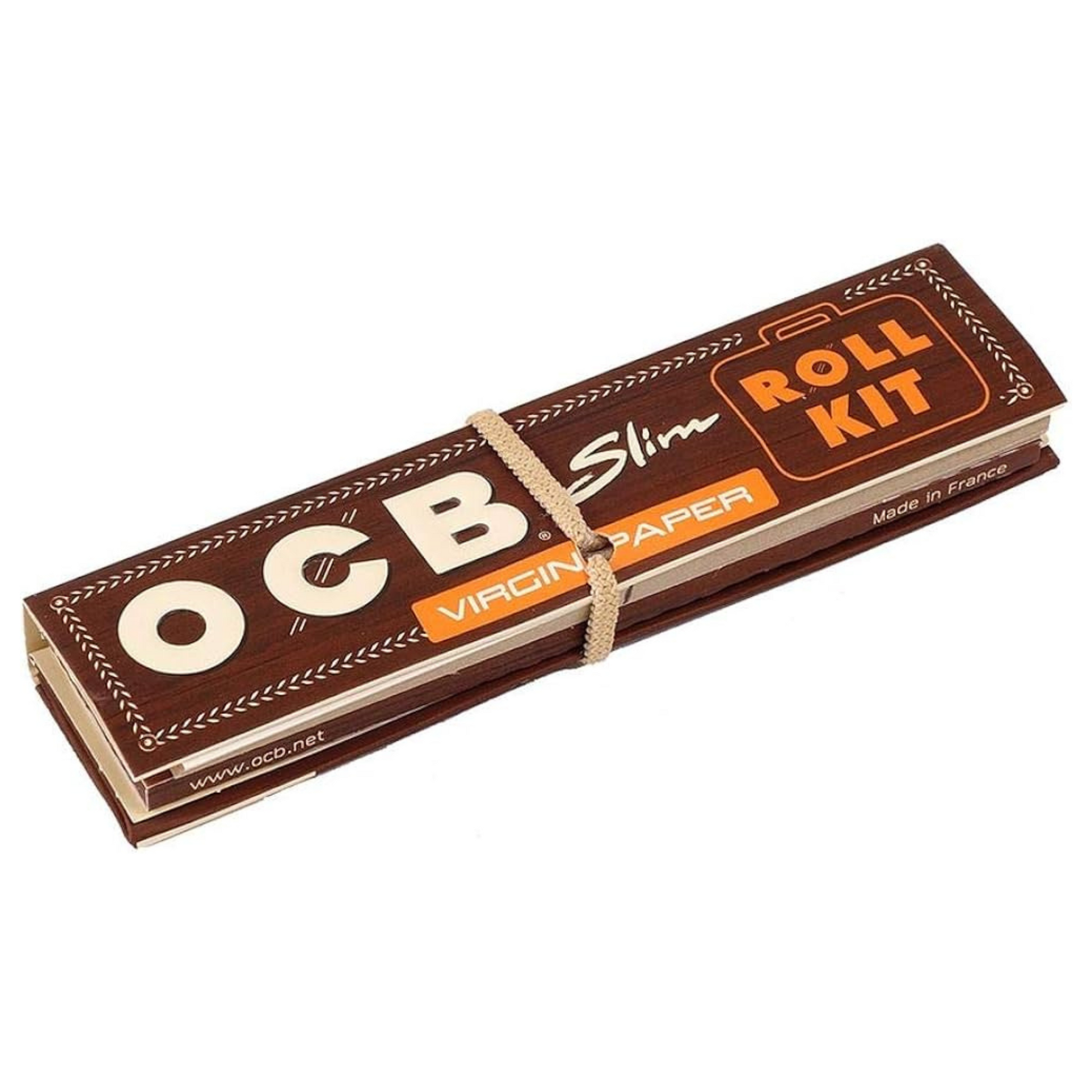 OCB Unbleached Slim Roll Kit