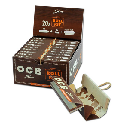 OCB Unbleached Slim Roll Kit