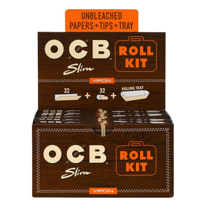 OCB Unbleached Slim Roll Kit