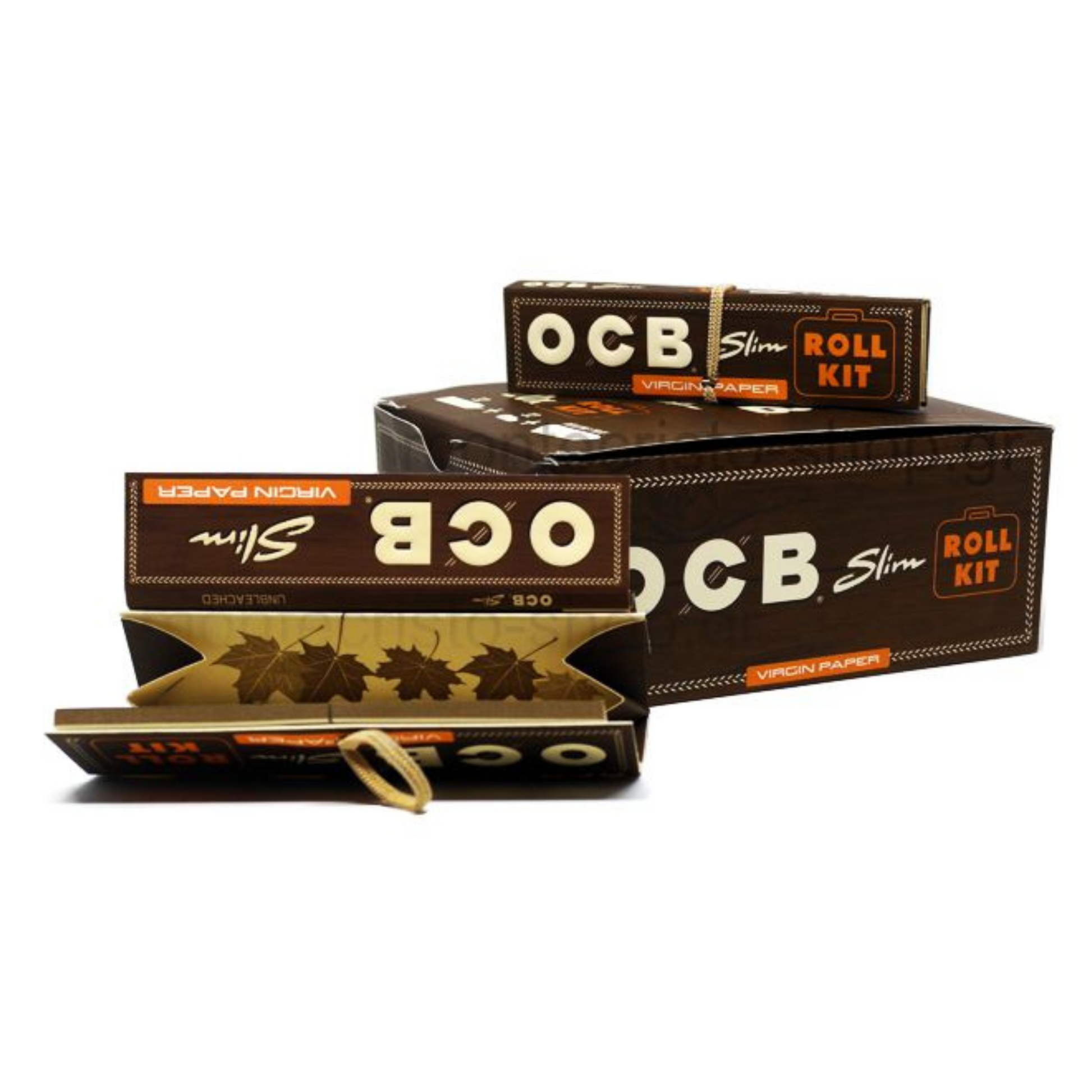 OCB Unbleached Slim Roll Kit