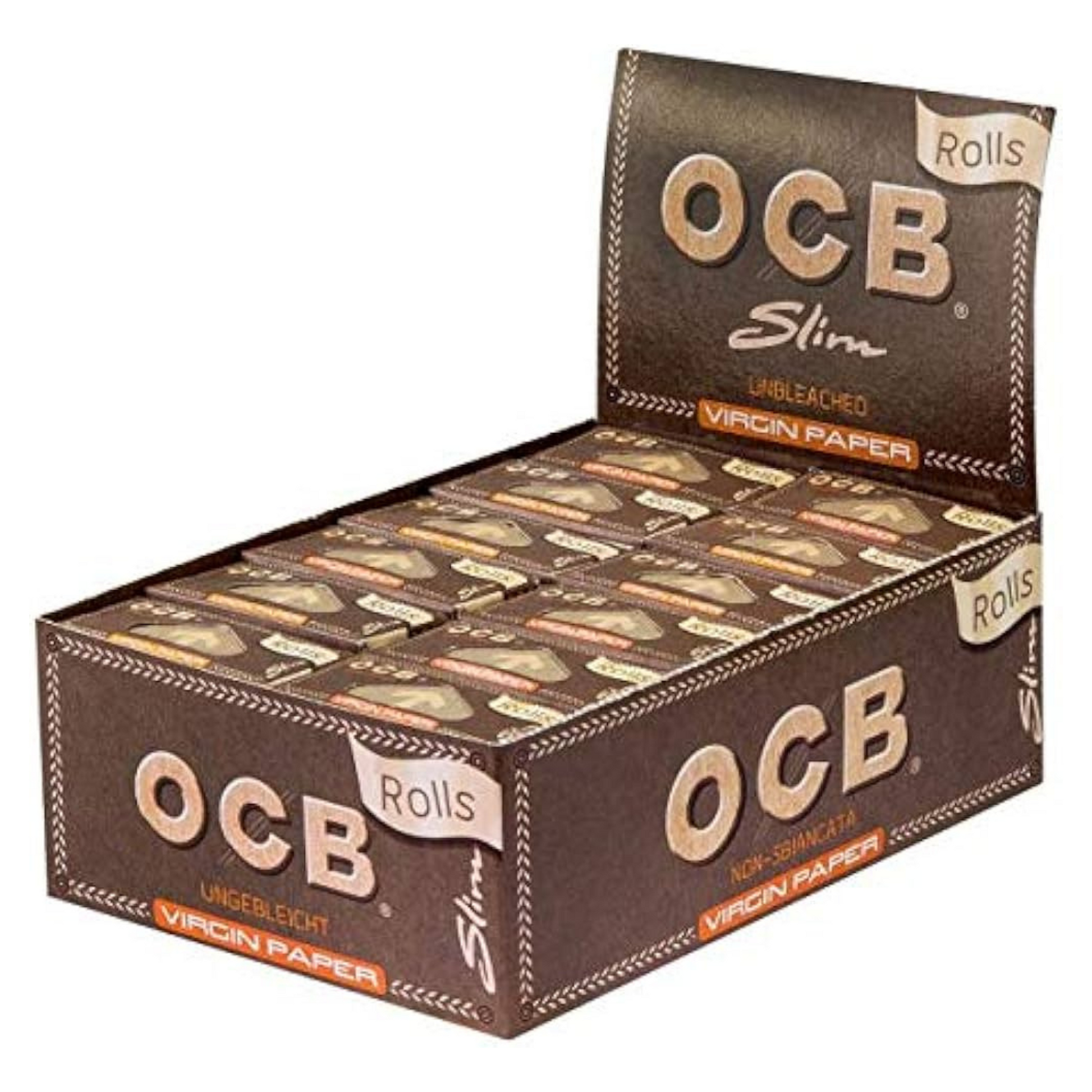 OCB Unbleached Slim Rolls Rolling Paper