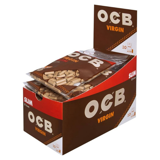 OCB Unbleached Virgin Slim Filters