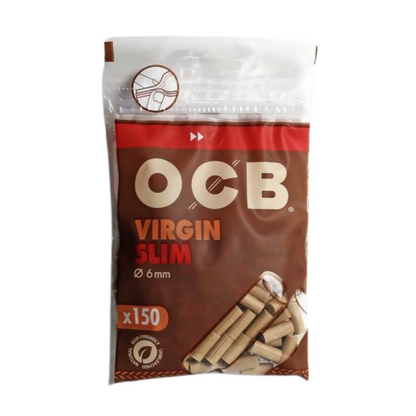 OCB Unbleached Virgin Slim Filters