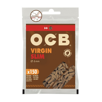 OCB Unbleached Virgin Slim Filters