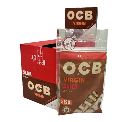 OCB Unbleached Virgin Slim Filters