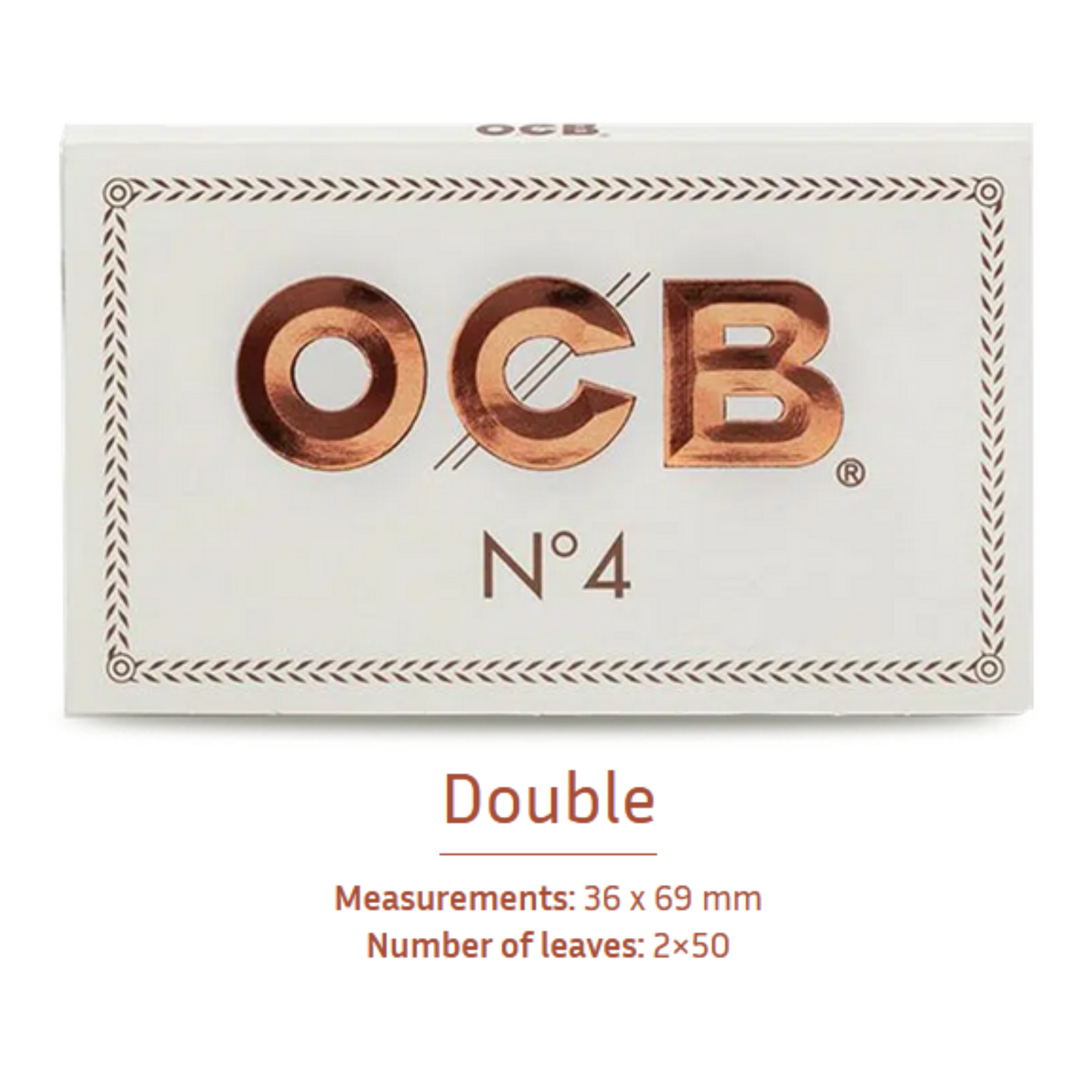 OCB White Double Rolling Papers