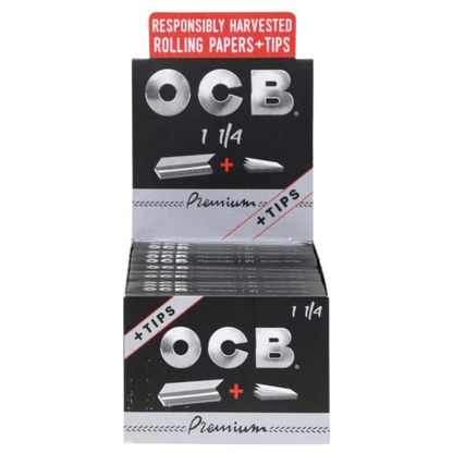 OCB Premium 1 and 1/4 Roling Papers with Filters